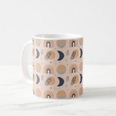 Bio Boho Pattern Kaffeetasse (Vorderseite Links)