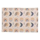 Bio Boho Pattern Kissenbezug (Rückseite-Links)