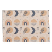 Bio Boho Pattern Kissenbezug (Rückseite-Rechts)