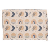 Bio Boho Pattern Kissenbezug (Vorderseite-Links)