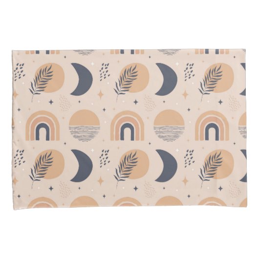 Bio Boho Pattern Kissenbezug (Vorderseite-Rechts)