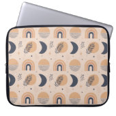 Bio Boho Pattern Laptopschutzhülle (Vorderseite)
