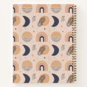 Bio Boho Pattern Notizblock (Rückseite)