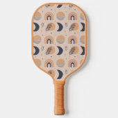 Bio Boho Pattern Pickleball Schläger (Vorderseite)