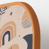 Bio Boho Pattern Pickleball Schläger (Linke Seite)