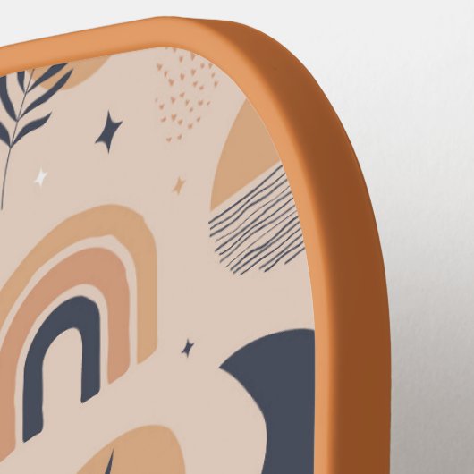 Bio Boho Pattern Pickleball Schläger (Linke Seite)
