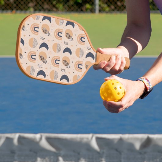 Bio Boho Pattern Pickleball Schläger (InSitu)