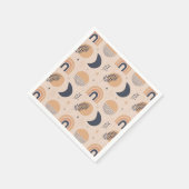 Bio Boho Pattern Serviette (Ecke)