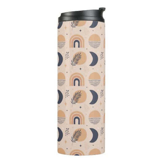 Bio Boho Pattern Thermosbecher (Nach links gedreht)