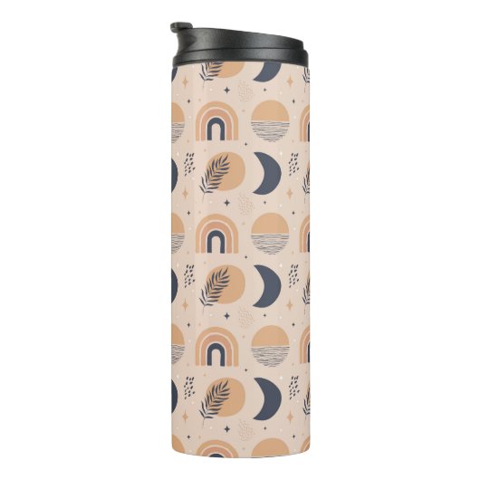 Bio Boho Pattern Thermosbecher (Nach rechts gedreht)