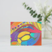 Bio Bold LifeScan Art Postkarte (Stehend Vorderseite)