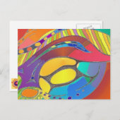 Bio Bold LifeScan Art Postkarte (Vorne/Hinten)