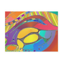 Bio Bold LifeScan Art Postkarte