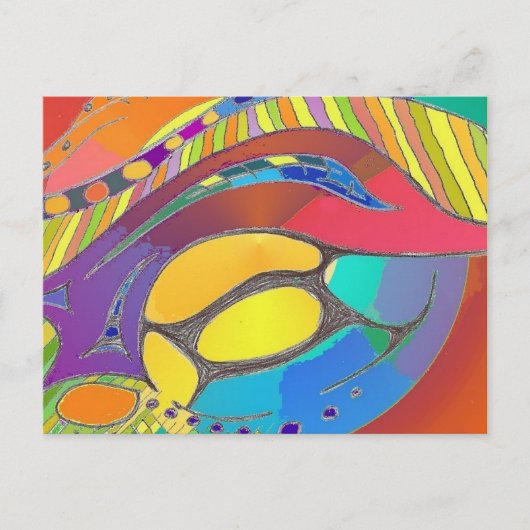 Bio Bold LifeScan Art Postkarte (Vorderseite)