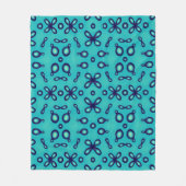 Bio Chemie Atomorbitalmuster Fleecedecke (Vorderseite)