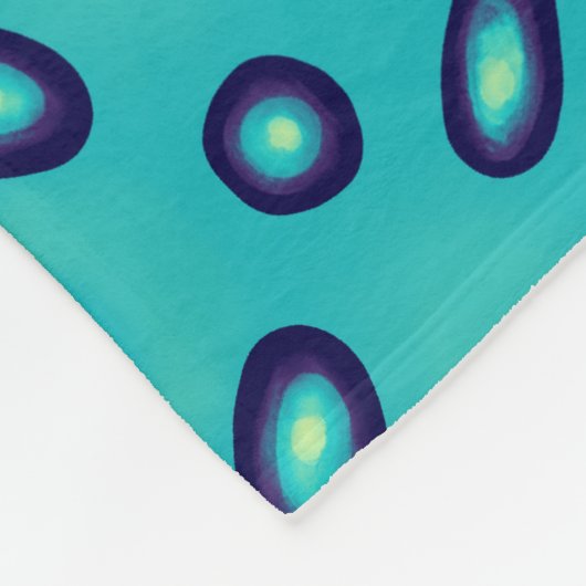 Bio Chemie Atomorbitalmuster Fleecedecke (Ecke)