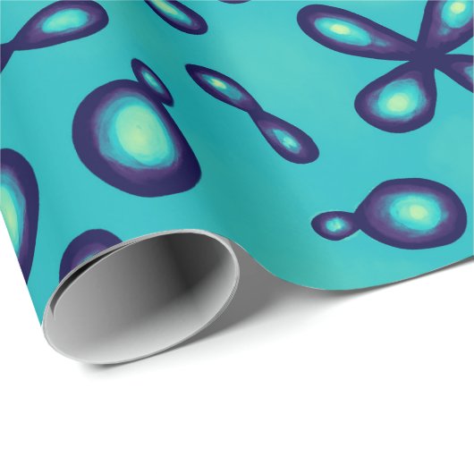 Bio Chemie Atomorbitalmuster Geschenkpapier (Rolleneckpunkt)