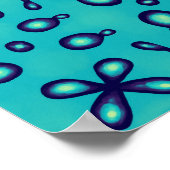 Bio Chemie Atomorbitalmuster Poster (Ecke)