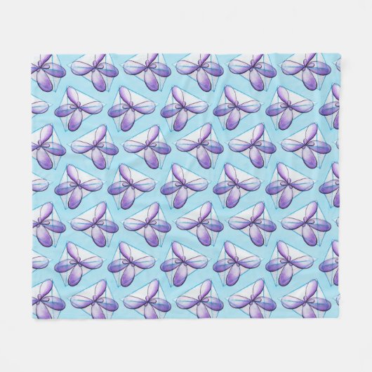 Bio Chemie Atomorbitalwissenschaft Fleecedecke (Vorderseite (Horizontal))