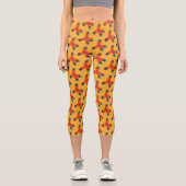 Bio Chemie Geek Molecule Muster Chemist Capri Leggings (Vorderseite)