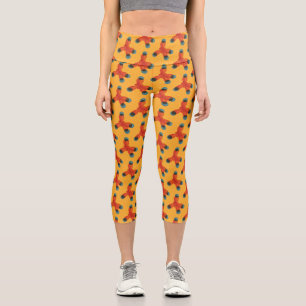 Bio Chemie Geek Molecule Muster Chemist Capri Leggings