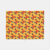 Bio Chemie Geek Molecule Muster Chemist Fleecedecke (Vorderseite (Horizontal))