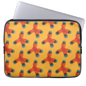 Bio Chemie Geek Molecule Muster Chemist Laptopschutzhülle (Vorderseite)