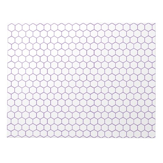 Bio Chemie Hexagonal Große Graphen Papier nicht Notizblock (Vorderseite)