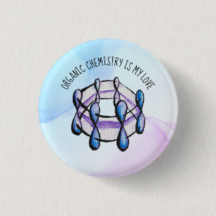 Bio Chemie Liebe Molekularbiologie Lehrer Button