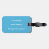 Bio Chemie Molekül Muster Wissenschaft Geek Gepäckanhänger (Rückseite horizontal)