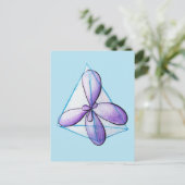 Bio Chemie Molekulare Atomorbitalwissenschaft Postkarte (Stehend Vorderseite)