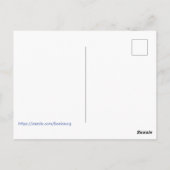 Bio Chemie Molekulare Atomorbitalwissenschaft Postkarte (Rückseite)