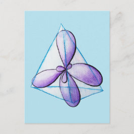 Bio Chemie Molekulare Atomorbitalwissenschaft Postkarte