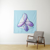 Bio Chemie Molekulare Atomorbitalwissenschaft Wandteppich (Beispiel)