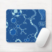 Bio-/Chemie-Spektrum-blaue Mausunterlage Mousepad (Mit Mouse)