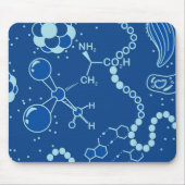 Bio-/Chemie-Spektrum-blaue Mausunterlage Mousepad (Vorne)