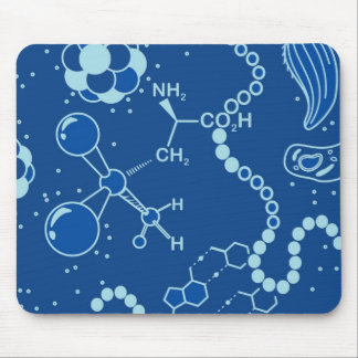 Bio-/Chemie-Spektrum-blaue Mausunterlage Mousepad