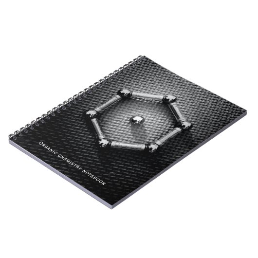 Bio Chemielehrer Student Benzol Molecule Notizblock (Linke Seite)