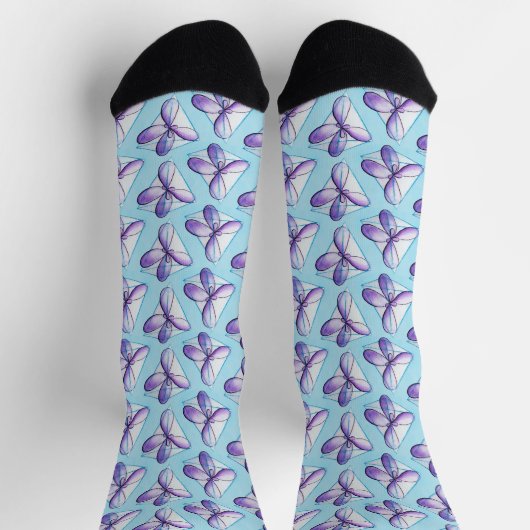Bio Chemiemoleküle Orbitals Geek Science Socken (Oben)