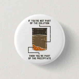 Bio Chemiewissenschaftslehrerin Funny Geek Button