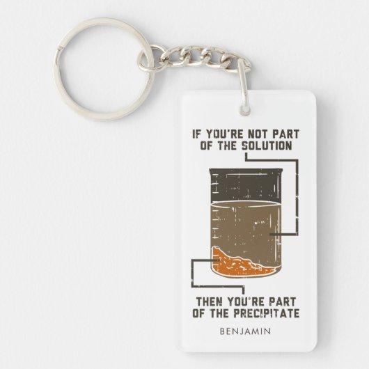 Bio Chemiewissenschaftslehrerin Personalisiert Schlüsselanhänger (Vorderseite)