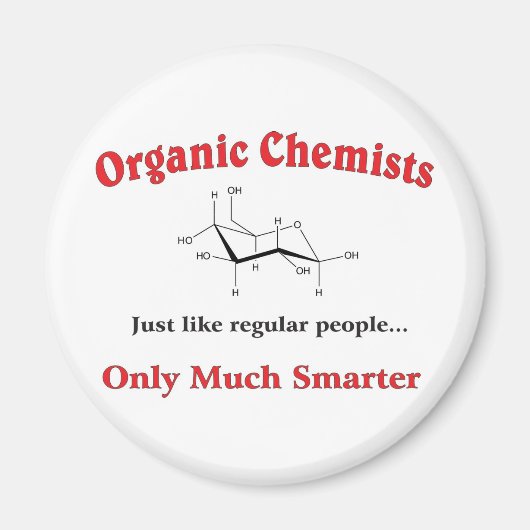 Bio Chemiker wie normale Menschen Magnet (Vorne)