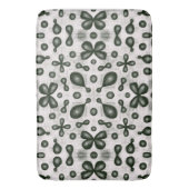 Bio chemische atomare Orbitale schwarz-weiß Badematte (Vorderseite Vertikal)