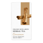 Bio Cinnamon Herbal Tee-Label (Vorne)