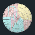 Bio City Street Art Pattern Dartscheibe<br><div class="desc">City Pattern Dart Board Illustration</div>