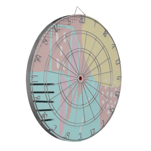 Bio City Street Art Pattern Dartscheibe (Vorderseite Links)