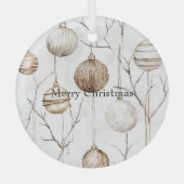 Bio Cream Tan Weihnachtsschmuck (Vorderseite)