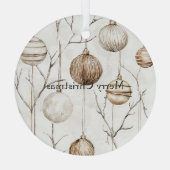 Bio Cream Tan Weihnachtsschmuck (Rückseite)