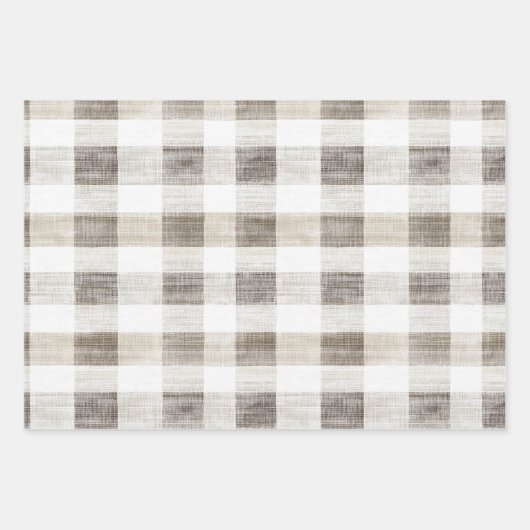 Bio Cream Tan Weihnachtsschmuck Geschenkpapier Set (Vorderseite 2)