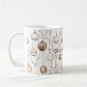 Bio Cream Tan Weihnachtsschmuck Kaffeetasse (Links)